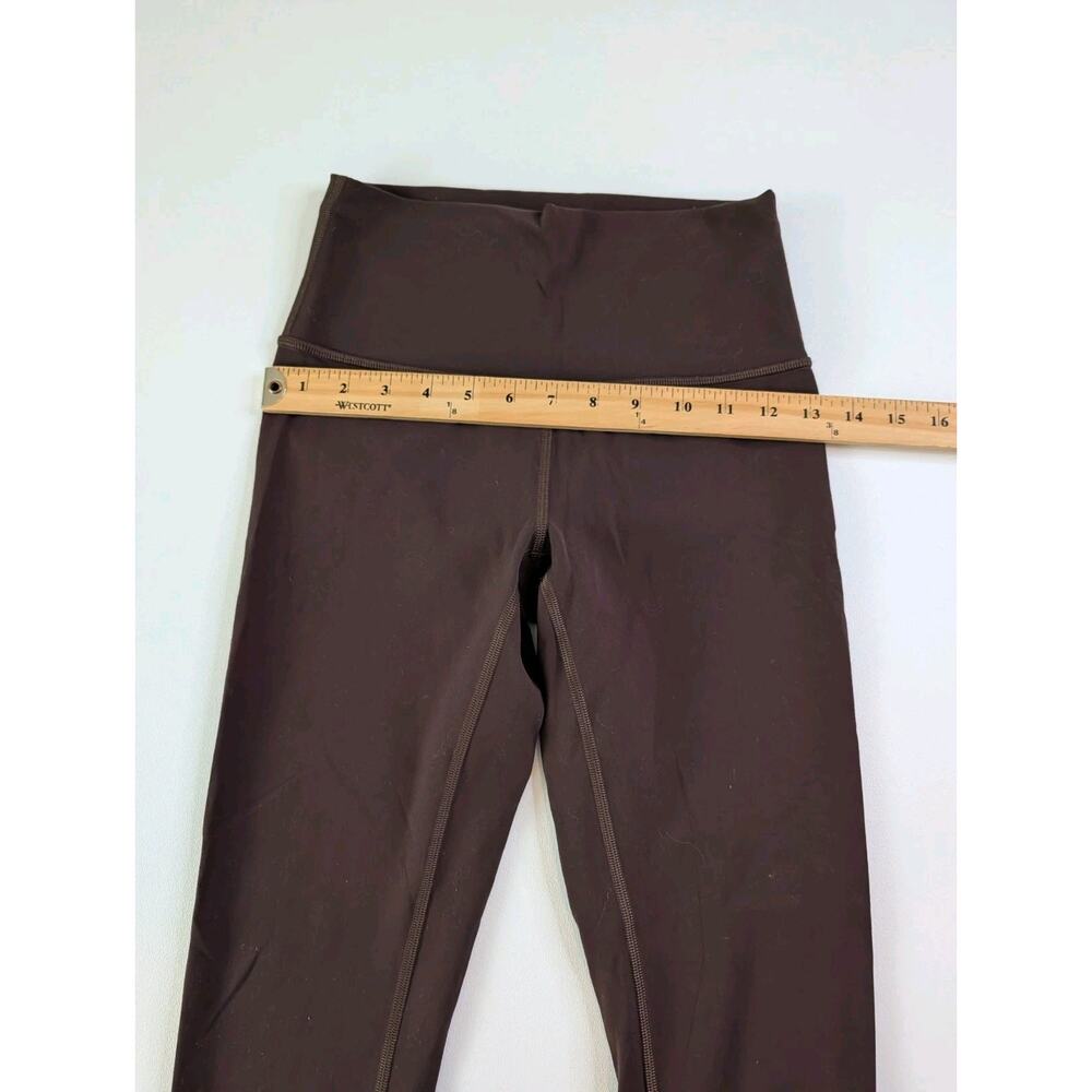 Lululemon Women Wunder Train HR Crop 25” Everlux LW5CQDS DKTE Brown Size 6 - Picture 3 of 11